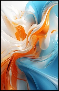 Abstract Fluid Dynamics Abstract Poster - Picture 1 of 19