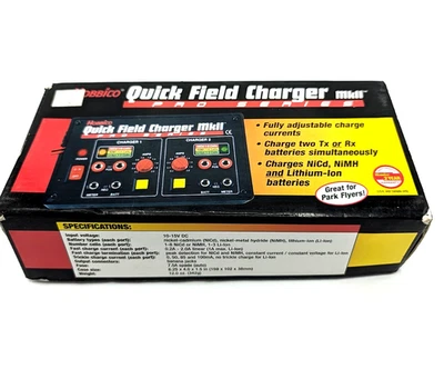 Hobbico Quick Field Charger MkII Pro Series - Charges NICd NiMH LiPo HCAP0290 - Image 1 of 3