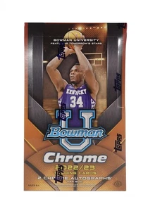 2022/23 BOWMAN UNIVERSITY CHROME BASKETBALL HOBBY BOX - Picture 1 of 10