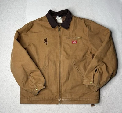 Vintage Dickies Detroit Style Blanket Lined Duck Canvas Work Jacket Coat Size XL - Image 1 of 4