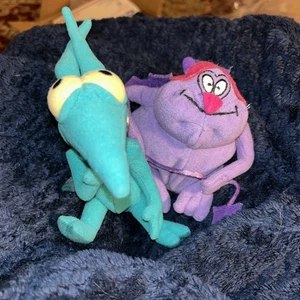 Vintage Hercules PAIN & PANIC PLUSHIES - Disney Store Hercules 1998 - Picture 1 of 5