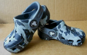 Iconic Crocs Comfort Camouflage grün/grau Jungen Kleinkind Outdoor Clog Schuhe Gr. C 4 - Bild 1 von 5