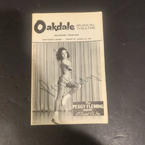 The Peggy Fleming Show: Oakdale Musical Theatre program 1972 Signed - Picture 1 of 3
