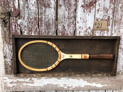 Raqueta de tenis de madera Wilson Jack Kramer raqueta montada en madera #21 Foto 1 de 4