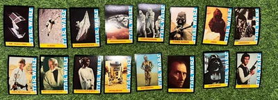 Juego de cartas 1977 Star Wars Wonder Bread 1-16 casi como nuevo Luke Leia Han Darth Vader Foto 1 de 4