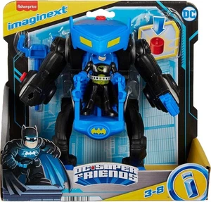 Fisher-Price Imaginext DC Super Friends BATMAN Battling Robot Set Lights Up - Picture 1 of 13