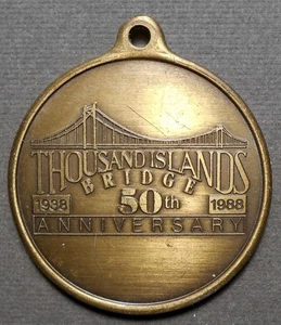 New York: Thousand Islands Bridge 50th Anniversary, 1938-1988 (Bridge) 1,000 - Picture 1 of 2