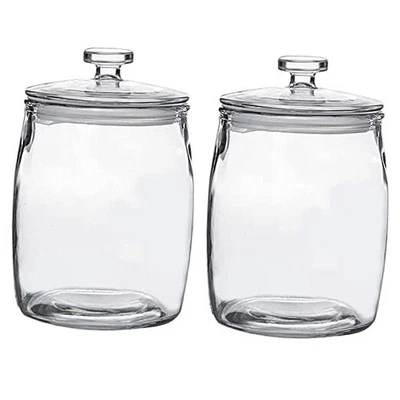 Half Gallon Glass Jars with Lid, Wide Mouth Cookie Jars Set of 2, Apothecary  - Image 1 of 4