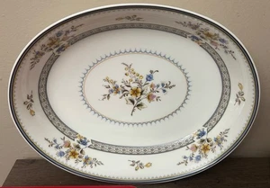 Mikasa Chippendale Bone China Oval Veg Serving Bowl - Picture 1 of 3