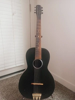 antique parlor guitar - Image 1 of 3