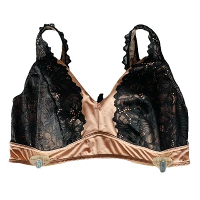 Torrid Curves Bralette Size 2 Black Lace - Image 1 of 4