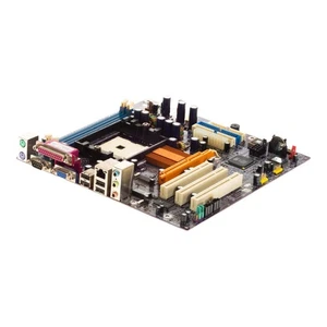 Mainboard ECS 760GX-M V:1.1 SOCKEL 754 DDR AGP PCI SATA IDE mATX - Picture 1 of 3