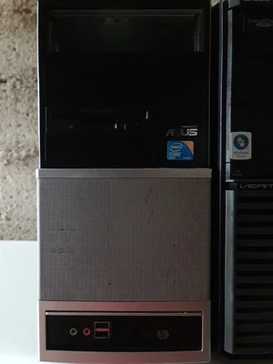 Monitor 19 + Asus Intel Q8200 2.33GHz Quad Core 2GB RAM 500GB HDD 6x USB W10 - Imagen 1 de 4