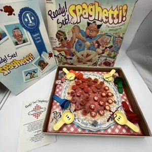 Vintage READY! SET! SPAGHETTI! 1989 Milton Bradley Brettspiel 100% vollständig - Bild 1 von 7