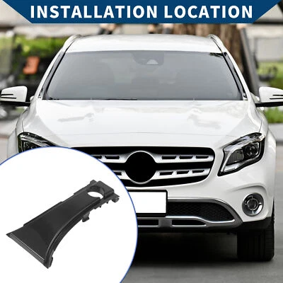 Soporte de retención de parachoques delantero n.º 51137349589 para BMW 530i 2017-2020 negro 1 pieza Foto 1 de 4