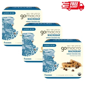 GoMacro MacroBar Organic Vegan Protein Bars - Oatmeal Chocolate Chip 2.3oz12 Ct - Picture 1 of 1