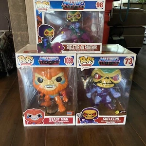Funko Pop! 10" Masters Of The Universe SKELETOR 73 & BEAST MAN 1039 Panthor 98 - Bild 1 von 12