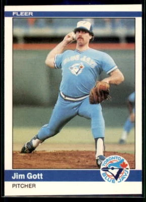 1984 Fleer Jim Gott #155 Toronto Blue Jays - Image 1 of 2
