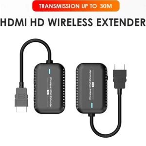 Up to 30m/98ft HDMI Wireless Extender Mini Wireless HD Transmitter and Receiver - Picture 1 of 10
