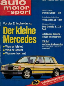 Auto Motor und Sport Heft 10 - 09-05-1979 Porsche, Mercedes, Honda Prelude I SN - Bild 1 von 1