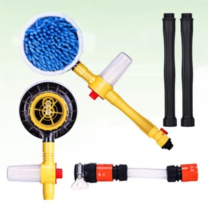 Auto Water Spray Brush Car Washer Brush Rotating Car Car Wash Brush - Picture 1 of 11