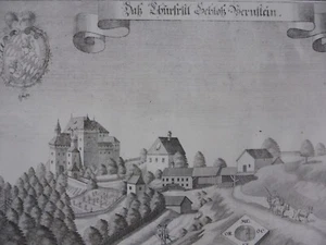 Michael Wening Kupferstich Niederbayern Schloss Bärnstein bei Grafenau (135) - Picture 1 of 17