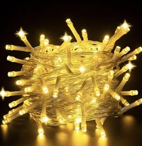 Christmas Fairy Lights, 50 LEDs Battery Lights (5M/16.4FT Warm White) - Picture 1 of 6