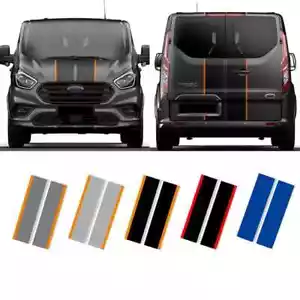 Calcomanía a rayas de la puerta trasera del techo trasero del coche para Ford Transit - Imagen 1 de 42