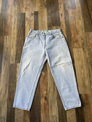 Levi's 545 Loose Fit Blue Jeans Made in Mexico actual Fit size W33 L28 Vintage - Image 1 of 4