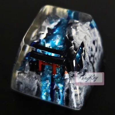 Snow Torii Gate - Handpainted Artisan Resin Keycap for Mechanical Keyboard - Image 1 of 4
