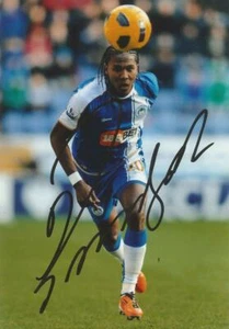 WIGAN: HUGO RODALLEGA SIGNED 6x4 ACTION PHOTO + COA - Bild 1 von 1
