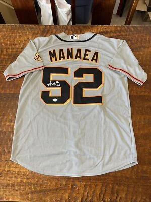Sean Manaea Signed San Francisco Giants Jersey PSA DNA Coa Autographed - Image 1 of 4
