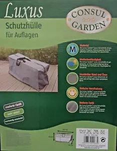 Schutzhülle für Auflagen Consul Garden Luxus für 50 x 130 x 32 cm schwarz/weiß - Bild 1 von 1