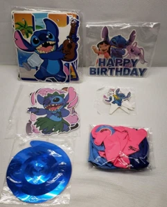 Lilo And Stitch Party Decor Supplies Banner Balloons Toppers & Hanging Swirls - Picture 1 of 8