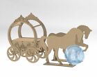 Y393 Xl Princess Horse & Carriage Donut Doughnut Stand Candy Cart Wedding Table