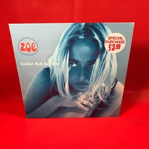 ZOE Scarlet Red And Blue 1991 vinyl LP + Sunshine On A Rainy Day Lightning - Imagen 1 de 6