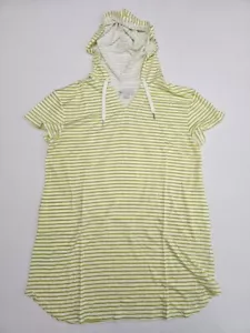Koolaburra by UGG Cozy Thermal Striped Hoodie Pullover Apple Green Size Large - Picture 1 of 7
