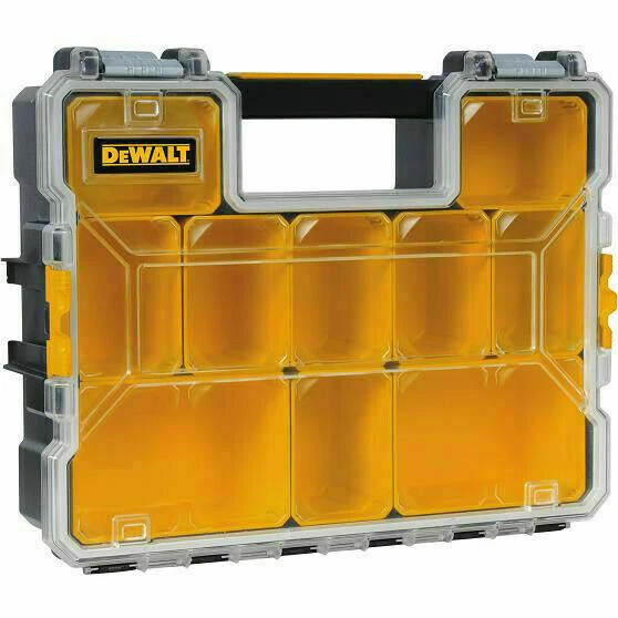 DEWALT DWST14825 Deep Pro Organizer w/Metal Latch - Yellow/Clear/Black New - Image 1 of 1