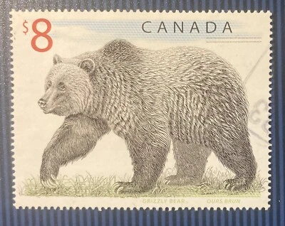 Canada: Scott# 1700 "Grizzly Bear" , Used Lot #04-082307 - Image 1 of 2