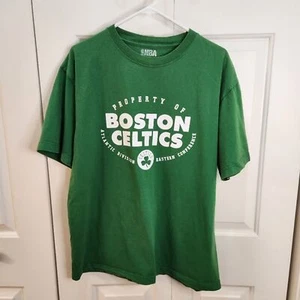 NBA Boston Celtics Short Sleeve T-shirt size L Green and White - Picture 1 of 6