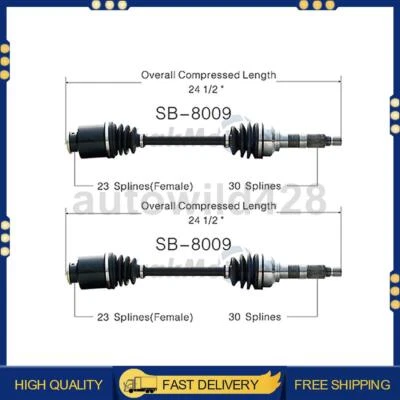 Eje delantero izquierdo derecho TrakMotive CV TrakMotive 2 piezas para Subaru Brat 1978-1981 Foto 1 de 2