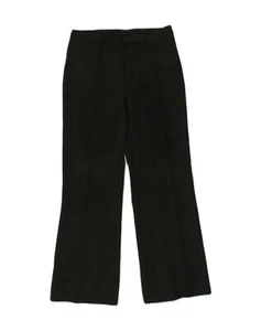 BENETTON Womens Bootcut Casual Trousers IT 44 Medium W31 L30 Black YF51 - Picture 1 of 3