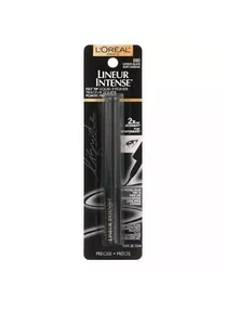 Loreal Lineur Intense Felt Tip Liquid Eyeliner, 690 Carbon Black, 0.05 fl oz-NEW - Picture 1 of 1