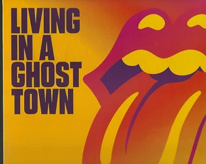 ROLLING STONES "Living In A Ghost Town" 1 Track 10 INCH purple VINYL RARE ss - Picture 1 of 1