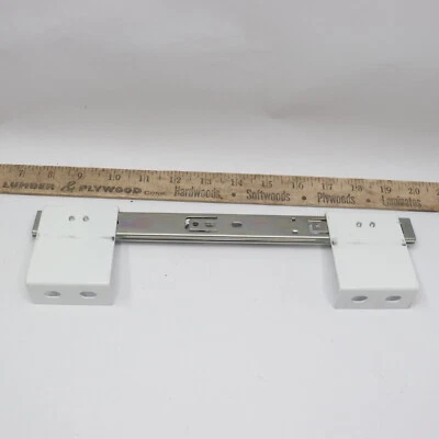 (2-Paquete) Corredores de cajones correderas Riel guía Telescópico Aluminio Plata 12" Foto 1 de 4