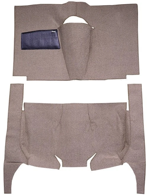 Vagón Mercury Colony Park 1961-1962 4 puertas se adapta a alfombra de bucle de repuesto delantera plana Foto 1 de 3