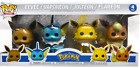 Funko Pop 4 Pack Pokemon Eevee Vaporeon Jolteon Flareon New Sealed