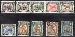SELLO NYASSA PORTUGAL 1911 Sc. #51/60 MNH FAUNA DE CAMELLOS - Imagen 1 de 2