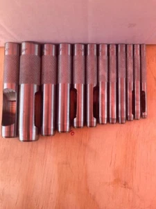 12 Stck. 3/8 Zoll 7/16 Zoll 1/2 Zoll 9/16 Zoll 5/8 Zoll 3/4 Zoll Beschreibung prüfen (Hohllochlocher-Set   - Bild 1 von 3