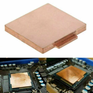 IHS CPU Pure Copper Cover Replace for LGA 115X i5 i7 3770K 4790K 4770K 6700K BUS - Picture 1 of 8